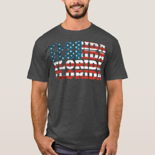 T-shirt Drapeau américain de Floride