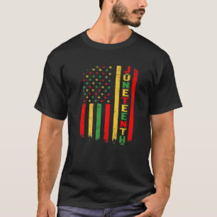T-shirt Drapeau américain de jonction 19 juin 1865 Africai
