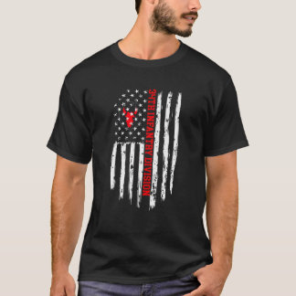 T-shirt Drapeau Américain De La 34E Division D'Infanterie