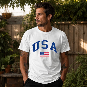 T-shirt Drapeau américain de la fête de l'indépendance pat