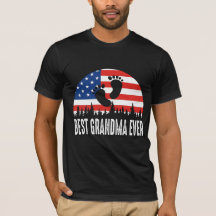 Drapeau américain de la meilleure grand-mère