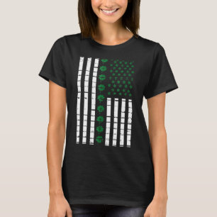T-shirt Drapeau américain de la Saint Patrick Amour irland