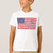 T-shirt Drapeau américain de l'allégeance (Devant)