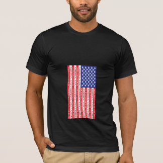 T-shirt Drapeau américain de maison de Buffalo