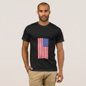 T-shirt Drapeau américain de maison de Buffalo (Devant entier)