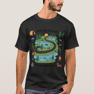 T-shirt Drapeau américain de pêche