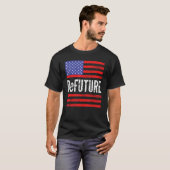 T-shirt Drapeau américain DeFUTURE Ron Desantis Floride Vi (Devant entier)