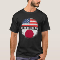 Drapeau américain demi-américain japonais USA Japo