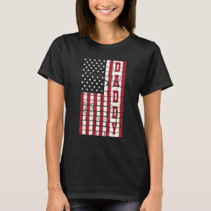 T-shirt Drapeau américain des hommes Vintage Daddy 60e Pou