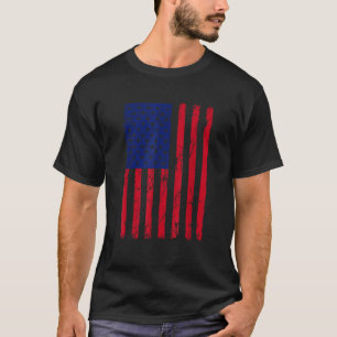 T-shirt Drapeau américain Distressed America USA Drapeau P