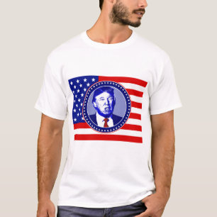 T-shirt drapeau américain donald trump