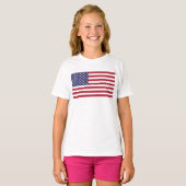 T-shirt Drapeau américain, Drapeau américain (Devant entier)