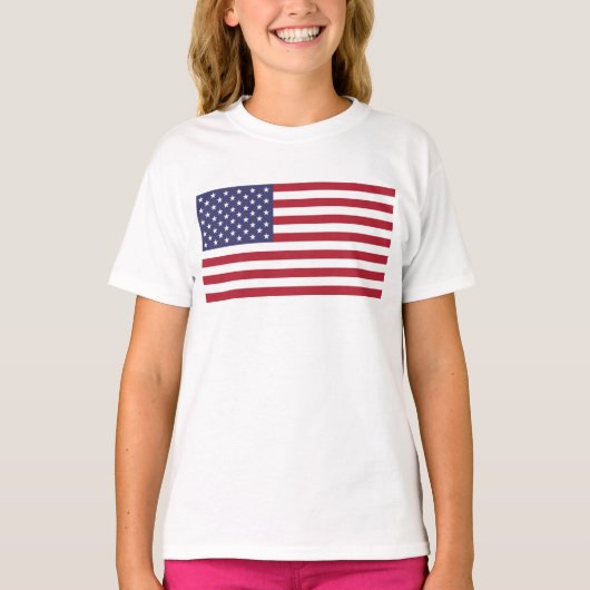 T-shirt Drapeau américain, Drapeau américain (Devant)