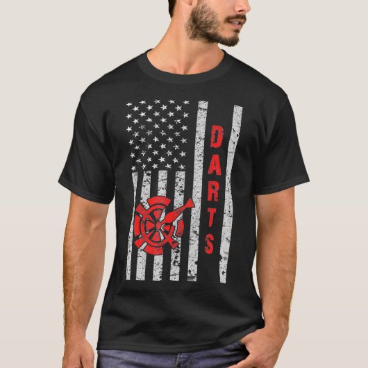 T-shirt Drapeau américain Drapeau cadeau (Devant)
