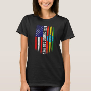 T-shirt Drapeau Américain & Drapeau Éthiopien Meilleur Pap