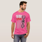 T-shirt Drapeau américain Drapeau Poids Dna de levage - Pa (Devant entier)