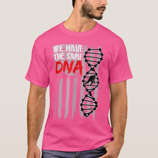 T-shirt Drapeau américain Drapeau Poids Dna de levage - Pa (Devant)