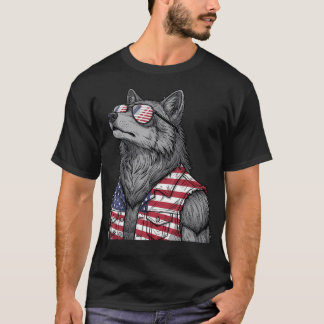 T-shirt Drapeau Américain Drapeau Usa 4 Juillet Patriotiqu