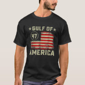 T-shirt Drapeau américain du golfe des États-Unis Retro Vi (Devant)