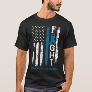 T-shirt Drapeau américain du guerrier de la maladie de Hun