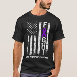 T-shirt Drapeau américain du guerrier du syndrome de Turne