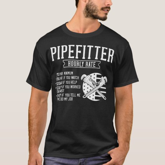 T-shirt Drapeau américain du pluviomètre à vapeur (Devant)
