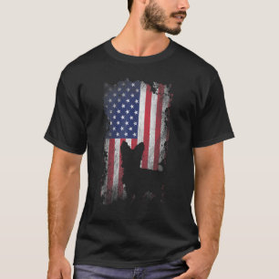 T-shirt Drapeau américain du Yorkshire patriotique Terrier