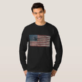 T-shirt Drapeau américain Eagle USA (Devant entier)
