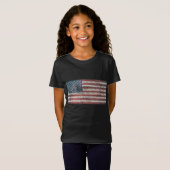 T-Shirt Drapeau américain Eagle USA (Devant entier)