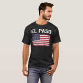 T-shirt Drapeau américain El Paso (Devant entier)