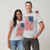 T-shirt Drapeau américain en détresse très cool (Unisexe)