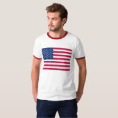 T-shirt Drapeau américain Etats-Unis (Devant entier)