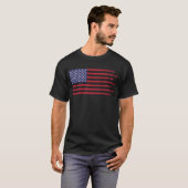 T-shirt Drapeau américain F16 (Devant entier)