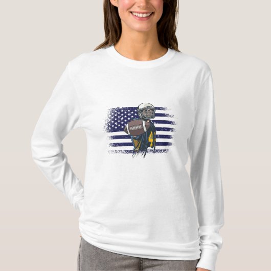 T-shirt Drapeau américain Fan Jersey Shirt USA (Devant)