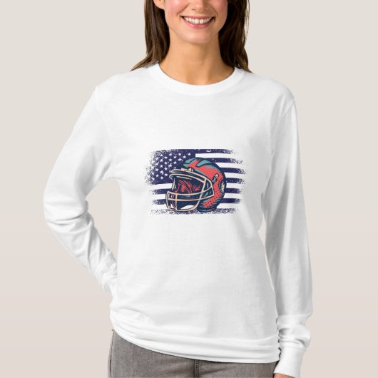 T-shirt Drapeau américain Fan Jersey Shirt USA (Devant)