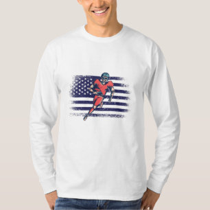 T-shirt Drapeau américain Fan Jersey Shirt USA