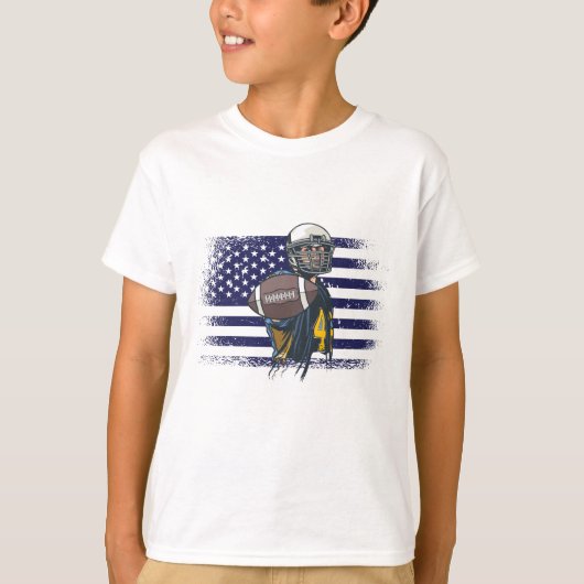 T-shirt Drapeau américain Fan Jersey Shirt USA (Devant)