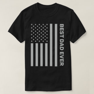 T-shirt Drapeau américain Fête des pères personnalisé patr