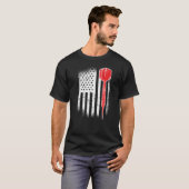 T-shirt Drapeau américain fléchettes 1 (Devant entier)