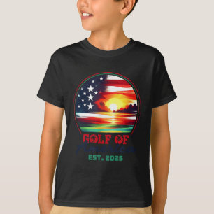 T-shirt Drapeau Américain G 2025 Du Golfe Des Etats-Unis E