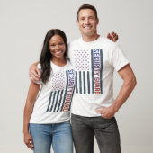 T-shirt Drapeau américain - Garde de sécurité (Unisexe)