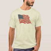 T-shirt Drapeau américain glorieux (Devant)