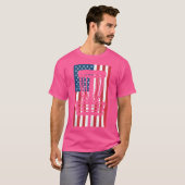 T-shirt Drapeau américain Golf (Devant entier)