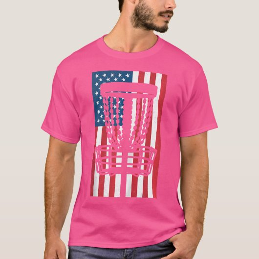 T-shirt Drapeau américain Golf (Devant)