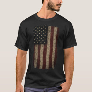 T-shirt Drapeau américain Grunge