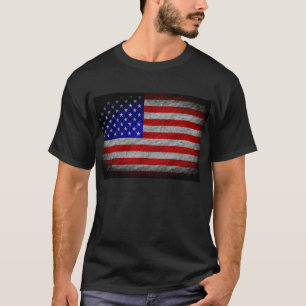 T-shirt Drapeau américain Grunge 5