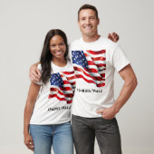 T-shirt Drapeau américain Harris/Walz (Unisexe)