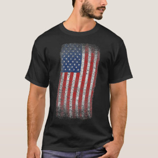 T-shirt Drapeau Américain Hommes T 4 juillet Patriotique U