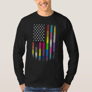 T-shirt Drapeau Américain Homosexuel Lgbt Lgbtq Drapeau 20