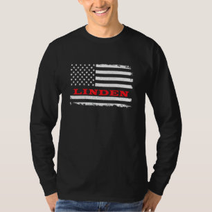 T-shirt Drapeau américain Idaho Linden Usa Souvenir patrio